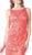 Sleeveless Soutache Ornate Sheath Dress