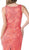 Cinderella Divine - Sleeveless Soutache Ornate Sheath Dress