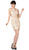 Cinderella Divine - Sleeveless Soutache Ornate Sheath Dress