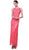 Cinderella Divine - Soutache Adorned Long Sheath Dress