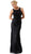 Cinderella Divine - Soutache Adorned Long Sheath Dress