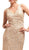 Sleeveless Embellished V-neck Sheath Dress