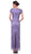 Cinderella Divine - Cap Sleeve Soutache Embellished Long Sheath Formal Dress