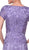 Cinderella Divine - Cap Sleeve Soutache Embellished Long Sheath Formal Dress