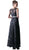 Cinderella Divine - Bateau Neck Sleeveless A-line Lace Evening Dress