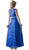 Bateau Neck Sleeveless A-line Lace Evening Dress