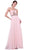Cinderella Divine - Strapless Bejeweled Chiffon A-line Gown