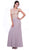 Cinderella Divine - Sheer Fitted Sleeveless Evening Dress