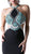 Cinderella Divine - Sleeveless Embellished Halter  Sheath Dress