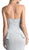 Cinderella Divine - Strapless Straight Neck Jersey Sheath Dress