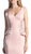 Cinderella Divine - Beaded Lace V-neck Trumpet Dress