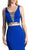 Cinderella Divine - Two Piece Sleeveless Ruffled Trumpet Gown