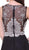 Cinderella Divine - Sleeveless Illusion Metallic Appliqued A-Line Gown