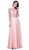 Cinderella Divine - Sleeveless Illusion Metallic Appliqued A-Line Gown