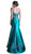 Cinderella Divine - Two Piece Strapless Embellished Mermaid Dress