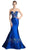 Cinderella Divine - Two Piece Strapless Embellished Mermaid Dress
