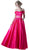 Cinderella Divine - Two Piece Off-Shoulder A-line Dress in Pink
