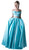 Cinderella Divine - Two Piece Off-Shoulder A-line Dress in Green