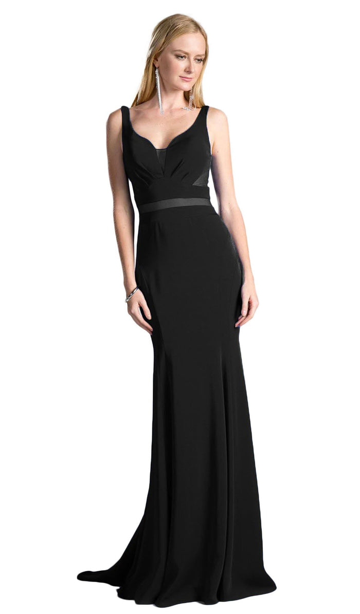 Mock Two Piece Ruffled Sheath Dress