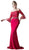 Cinderella Divine - Off-Shoulder Flounce Fitted Gown
