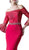 Cinderella Divine - Off-Shoulder Flounce Fitted Gown