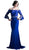 Cinderella Divine - Off-Shoulder Flounce Fitted Gown