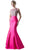 Cinderella Divine - Bead Embellished Halter Mermaid Gown