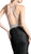 Cinderella Divine - Sleeveless Embellished Halter Mermaid Dress in Black