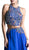 Cinderella Divine - Two Piece Floral Embroidered A-line Dress