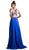 Cinderella Divine - Two Piece Floral Embroidered A-line Dress