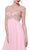 Cinderella Divine - Embellished Illusion Jewel Neck A-line Dress