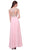 Cinderella Divine - Embellished Illusion Jewel Neck A-line Dress