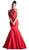 Cinderella Divine - High Halter Fitted Mermaid Gown