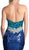Cinderella Divine - Sequined Fitted Evening Gown with Slit