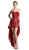 Sequined Sweetheart High Low A-line Dress