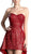 Sequined Sweetheart High Low A-line Dress