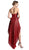Sequined Sweetheart High Low A-line Dress