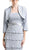 Cinderella Divine - Pleated Straight Tiered Column Dress With Bolero