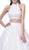 Cinderella Divine - Two Piece Beaded High Halter Ballgown