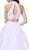 Cinderella Divine - Two Piece Beaded High Halter Ballgown