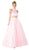 Cinderella Divine - Two Piece Beaded High Halter Ballgown