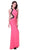 Sleeveless Embellished Halter Jersey Sheath Dress