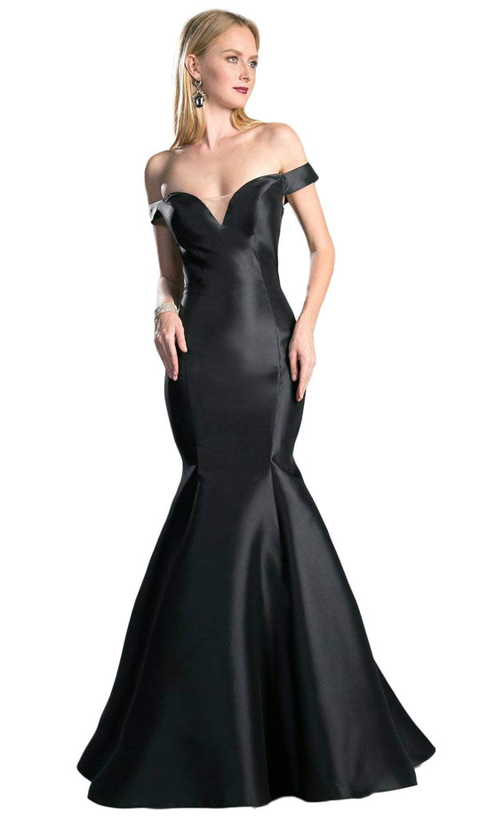 Off-Shoulder Mikado Mermaid Dress