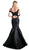 Cinderella Divine - Off-Shoulder Mikado Mermaid Dress