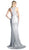 Cinderella Divine - Fitted Side Laced Up Evening Dress
