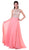 Cinderella Divine - Crystal Embellished A-Line Evening Gown