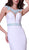 Cinderella Divine - Embellished Illusion Bateau Neck Sheath Dress