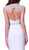 Embellished Illusion Bateau Neck Sheath Dress
