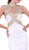 Cinderella Divine - Embellished Sheer High Neck Fitted Evening Gown
