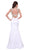 Cinderella Divine - Embellished Sheer High Neck Fitted Evening Gown